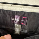 Rafaella  Classic Black Straight Leg Pants Women’s Size 4 | Mid Rise Photo 3