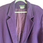 Vintage Savannah Blazer Womens 20 Purple Wool Sport Coat Jacket Boho Chic Preppy Size undefined Photo 2