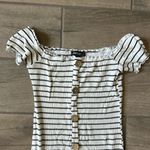 Popular Basics  stripe fitted dress Photo 1