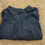 Ann Taylor  denim ruffle top Photo 2