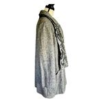 Vintage Winter Time By Herman Kay Scarf Wool Coat. SZ 14 Gray Photo 3