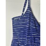 Gap  Women’s Maxi Dress XS Blue White Striped Sleeveless V-Neck Summer Beach Photo 3