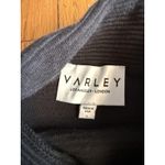 Varley Sweater Womens Large Black Mock Neck Ribbed Knit Pullover Made in USA Photo 4