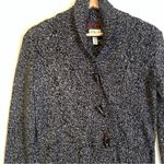 G.H Bass Black White Knit Cardigan Sweater Size XS Photo 1
