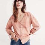 Madewell Morning View Plaid Tie Sleeve Shirt Photo 0