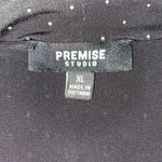 Premise Studio  black sleeveless blouse with gold accents - size XL Photo 2