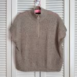 Elliott Lauren Quarter Zip Sweater Tan Size M Photo 2