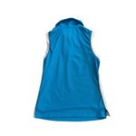 Oakley Women's Blue White Active Collared Tank Top Size XS Photo 3
