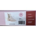 Sam & Libby  Womens 7 Lennon Vanilla Ivory Lug Sole Side Zip Chelsea Boots NEW Photo 13