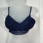 Nautica  Navy Lace Bralette Size XL EUC Photo 2
