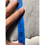 Gap Vintage L Ribbed Knit Sweater Gray Wool Angora Y2K 2000s Minimal Photo 7