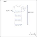 Cleobella Womens Dress Gray April Mini Striped V Neck Tasseled Swing A Line XL Photo 9