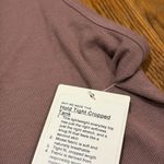 Lululemon NWT  Hold Tight Cropped Tank Top Twilight Rose Brown Size 8 Photo 6