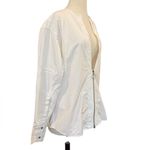 Marine Serre Jacket Lightweight 1/2 Zip Up 100% Cotton Minimalist Large Photo 1