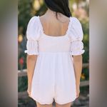 Le lis Mandy Babydoll Romper White Large Photo 2