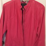 Terry Lewis Pink leather jacket new with tags size 1X Photo 0