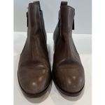 Cole Haan Womens  6B Brown Leather Oak Booties Boots Double Zipper Boho Festival Photo 7