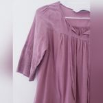 ZARA  For Mum Eyelet Maturity Mauve Blouse Photo 1
