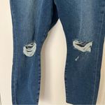 Good American  Good Waist Crop Raw Edge High Rise Skinny Jeans Plus Size 22 NWT Photo 7