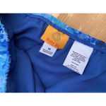 Ruby Rd  Swirl Blue‎ Cottage Summer Spring Boho Peasant Maxi Skirt Size 14 Photo 4