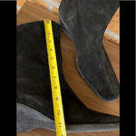 Aquatalia  suede back zip wedge short boots Sz 10 Photo 6