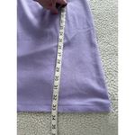 SheIn Ribbed Crew Neck Short Sleeve Open Side Bodycon Fitted Purple Dress Sz M Photo 8