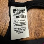 PINK - Victoria's Secret Victorias Secret PINK Black Ultimate Unlined Mesh Insert Sports Bra Size Small Photo 4