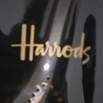 Harrods Glossy Black and Gold Shoulder Bag Photo 4