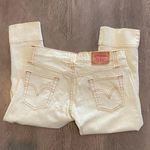 Levi's NWOT cream colored Low Slouch Capri Jeans. Photo 1