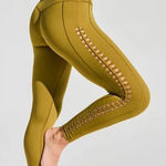 Calia by Carrie Calia Women's Inspire Crochet 7/8 Legging in Olive Bronze size XXL NWT Photo 0