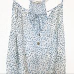 LA Made  Blue White Graphic Romper Size Small Photo 4