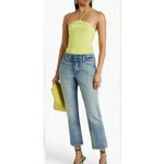 Frame NWOT  Women's‎ Neon Yellow Spaghetti Strap Tank Bodysuit Size Medium Photo 4