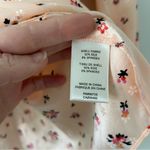 Rebecca Taylor  Ballet Pink Mia Long Sleeve V Neck Floral Silk Blouse NWT 4 Photo 3