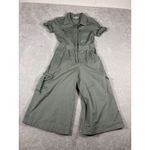Anthropologie twentysixhundred cropped olive green womens jump suit size us 2 Photo 1