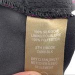 Charlie Jade  black silk peplum sleeveless dress M Photo 5