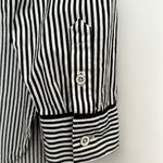 Talbots  black/white stripe top Photo 2
