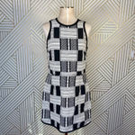 Gat Rimon‎ Shaya Dress in Black & White Jacquard Size 2 Photo 2