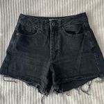 Garage  Black Denim Mom Shorts 0 Photo 0