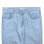 Levi's Levi’s Low Pro Straight Jeans Women’s 32 Charlie Won Light Wash Distressed Denim Photo 3