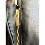 Venus  woman's size 2  Black‎ Faux Leather Shorts Pleated High Waist Dressy Party Photo 2