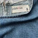 Pistola Womens Short Sleeve Gemma Denim Fray Dress Sz Small $118 Photo 3