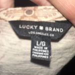 Lucky Brand  boho southwest knit split neck L western top Photo 2
