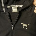 PINK - Victoria's Secret Victoria’s Secret Pink Sequin Floral Bling Zip Front Jacket Hoodie Small Photo 12