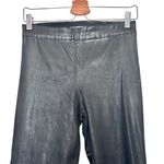 Vince Black leather pants stretchy Leggings minimalist feminine S Photo 4