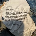 Ganni  Blue Acid Wash Betzy Flare Jeans Photo 8