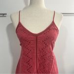 House Of Harlow 1960 Size XS Coral Pink Mini Dress Cottage Resort Eyelet Lace Photo 1