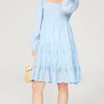 Area Stars Eyelet Trim Dress Size S Blue Photo 12