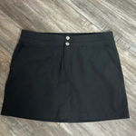 prAna  Black Activewear Skirt/Skort size 10 Photo 0