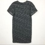 Club Monaco  Faux Leather Trim Crewneck Short Sleeve Shirt Dress Size 00 Photo 1