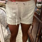 Per Se WHITE LINEN SHORTS Photo 4